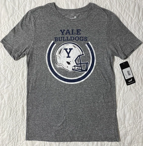 Gen2 teen-boys Yale Bulldogs "Cannon Ball" Football Helmet T-shirt, Large Cover