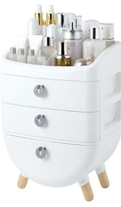 MAKE-UP ORGANIZER FÜR WASCHTISCH, ARBEITSPLATTENORGANIZER MIT 3 SCHUBLADEN, GROSSE KAPAZITÄT - Bild 1 von 7