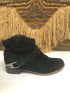 Ugg Australia Austin 3181 Black Suede Shearling Winter Boot Size 7 - Imagen 1 de 10