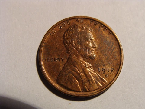 1915-D Lincoln Cent - XF! Cover
