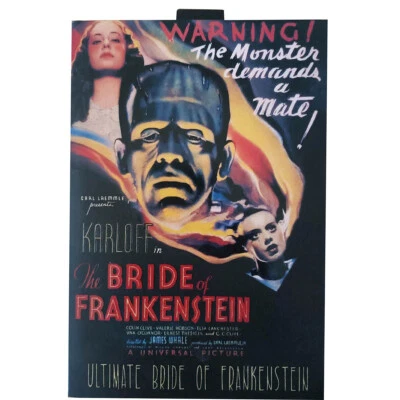 NECA Bride of Frankenstein Black White Ultimate 7" Figure Universal Monster - image 1 of 4