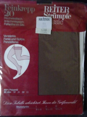 Straps – Strümpfe Feinstrümpfe Reiter Classic 20 Gr. I 8 ½ - 9 35-37 perle NEU! - Bild 1 von 2