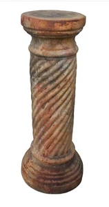 Early 20th century Tuscan Terracotta Column Pedestal - Picture 1 of 12