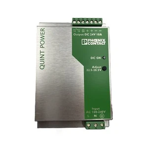 PHOENIX CONTACT QUINT-PS-100-240AC/24DC/10 DIN Rail Power Supply 24V DC 10A New - Picture 1 of 9