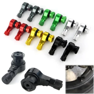 Válvulas de vástagos de válvula de neumático CNC aptas para Kawasaki Versys 1000 Z125 Z250 Z250SL negras - Imagen 1 de 12