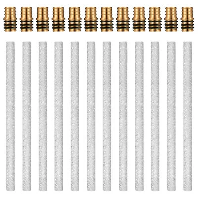 New Wine Bottle Torch Kit Includes 6 Piece Brass Wick Holders with Gaskets - Image 1 of 4