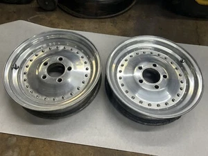 Centerline Autodrags 15x3.5 Skinny Front Runners Chevy GM Drag Race Nice J20130 - Picture 1 of 10