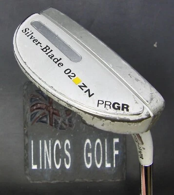 PRGR Silver Blade 02ZN Putter Steel Shaft 87.5cm Length Black Grip - Image 1 of 4