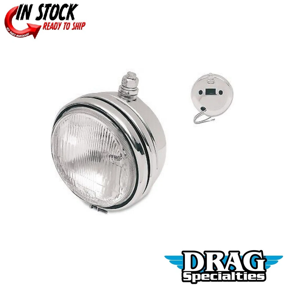 Faro Drag Specialties DS-280044 cromado montaje superior 5-3/4" 75-89 FX/R XL Foto 1 de 3