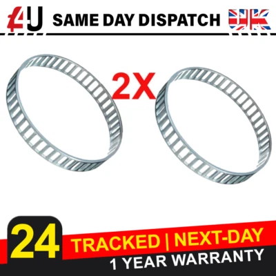 ABS RELUCTOR RING FOR LAND ROVER RANGE ROVER L322 L320 (2002-2012) X2 - Image 1 of 3