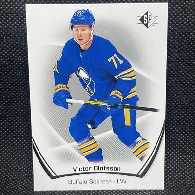 2021-22 UD SP Hockey Base #64 Victor Olofsson - Buffalo Sabres - Image 1 of 2