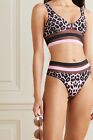 Agent Provocateur Zenaya Pink Leopard Bikini Set AP4 Large NWT
