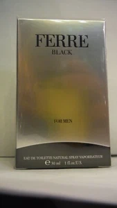 Ferre' Black Uomo Eau De Toilette 30ml Spray Nuovo Integro Sigillato - Bild 1 von 1