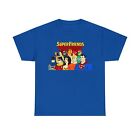 Super Friends Ciężka bawełniana koszulka, Wonder Woman, Batman, Superman, Flash, Aquaman