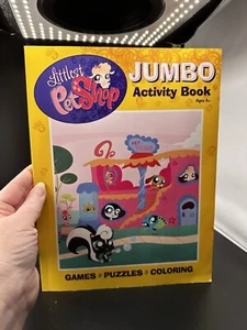 Littlest Pet Shop Coloring & Activity Book 2009 unused 96 Pages Hasbro - Foto 1 di 12