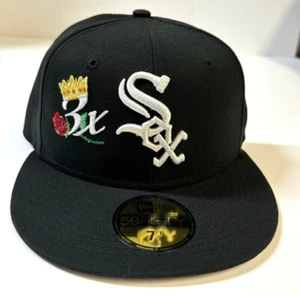Chicago White Sox  MLB Crown Champs 3X's Champ NE Fitted Hat ~Black - Picture 1 of 5