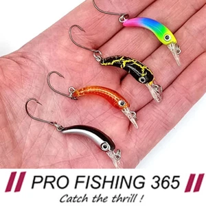 Micro Countdown Sinking Minnows Trout Perch Chub Lures only 2 Grams x 4 - Picture 1 of 13