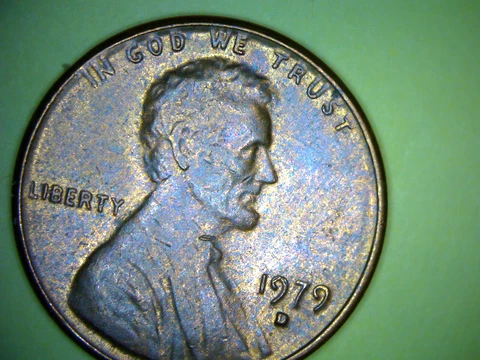 US Coins 1979 D 1c penny error In God we trust error "IN" double "I-B"  liberty Cover