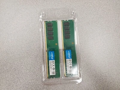 Crucial RAM 8GB Kit 2x4GB DDR4 Desktop Memory - Image 1 of 2