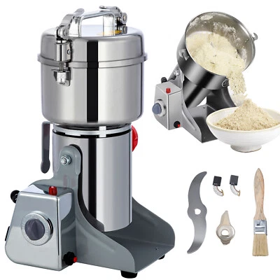 3500W Elektrische Getreidemühle 800g Gewürzmühle f. Gewürze Und Kräuter Getreide - Bild 1 von 4