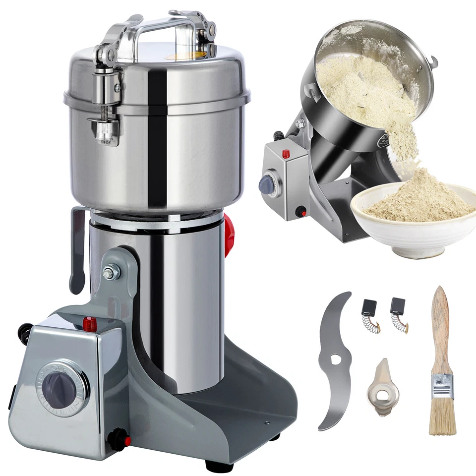 3500W Elektrische Getreidemühle 800g Gewürzmühle f. Gewürze Und Kräuter Getreide - Bild 1 von 4