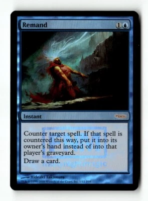 MTG | Remand | FNM Promos | Foil | Moderately Played | English - Image 1 of 3