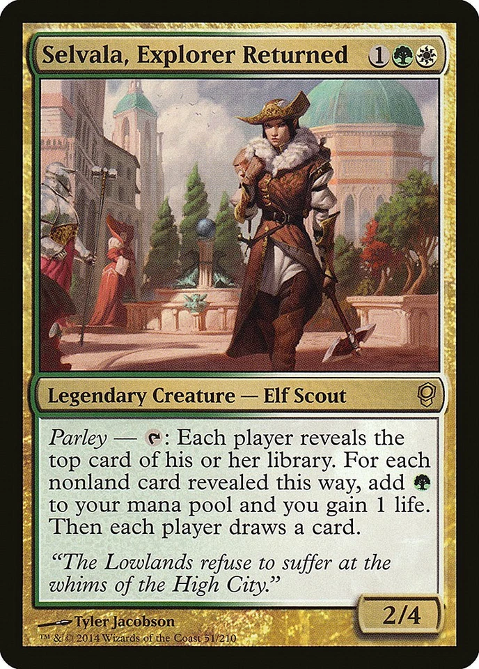 Selvala, Explorer Returned Conspiracy NM White Green Rare MAGIC CARD ABUGames - Image 1 of 1