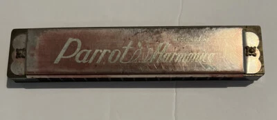 Vintage Well Used Parrot Harmonica Instrument Music - Image 1 of 4