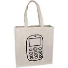 'Mobile Phone' Premium Canvas Tote Bag (ZX00005708)