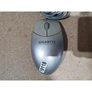 Logitech M-UV69A Optical Mouse Silver Wired USB Gigabyte 3-Buttons Scroll Wheel - Picture 1 of 6