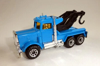 Matchbox Superfast 61D Peterbilt Wreck Truck Farbversuchsmodell in blau - Bild 1 von 4