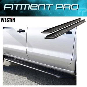 Westin Crew Cab Outlaw Nerf Step Bars 19-23 Chevrolet/GMC Silverado Sierra 1500 - Picture 1 of 6