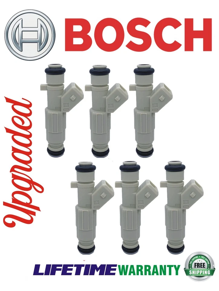 UPGRADED OEM Bosch 4HOLE IVgen 22LB x6 Fuel Injectors for 88-91 Buick Oldsmobile - Image 1 of 1