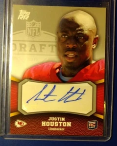 Justin Houston RC Auto 2011 TOPPS RR "KANSAS CITY CHIEFS" - Picture 1 of 2