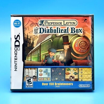 Professor Layton and the Diabolical Box (Nintendo DS 2007) *Factory Sealed* - Image 1 of 4