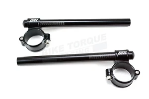 50mm BTR Hinged Clip-Ons & Domino Grips To Fit Kawasaki ZX-6R 13-19 - Picture 1 of 12