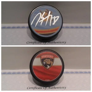 Marc Staal Autographed Signed Florida Panthers Puck COA Reverse Retro  CLEARANCE - Picture 1 of 3