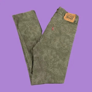 Levi’s 510 Skinny Fit Jeans Youth Boys 16 (27x27.5) Green Denim Dark Wash - Picture 1 of 9