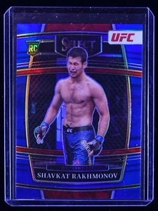 2022 Panini Select UFC Blue Silver Prizm Concourse Shavkat Rakhmonov RC - Bild 1 von 2