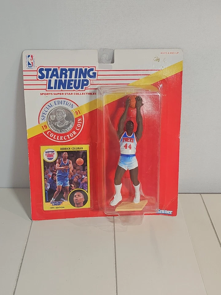 Kenner Starting Lineup 1991 Nets Derrick Coleman #44