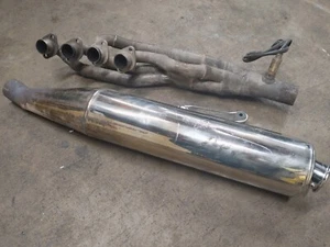 BMW K 1200 RS STAINTUNE Round Stainless Full Exhaust Muffler Header Pipe 98-01 - Picture 1 of 11