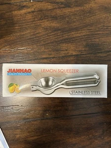 Exprimidor de limón de acero inoxidable - calidad premium, exprimidor de metal sólido de alta resistencia - Imagen 1 de 8