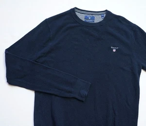 GANT Premium Cotton Pique Jumper mens Sweater Pullover top size M Medium 80021 - Picture 1 of 7