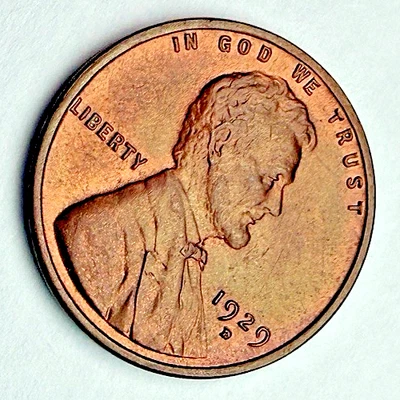 1929-D Lincoln Wheat Gem BU 1c ~ Red Brown Uncirculated ~ Awesome Coin! ~ X26 - Image 1 of 4