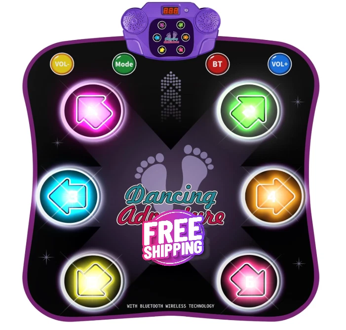 Juguetes de papel pintado de baile para niñas y niños de 3 a 12 años, tapetes de baile. Foto 1 de 4