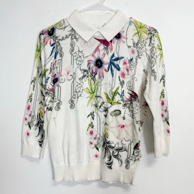 Ted Baker London Kikka Collared Sweater Jumper New Size 2 US 6 No Label NWOT NEW - Image 1 of 4