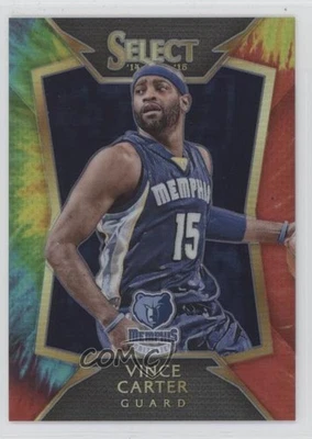 2014-15 Panini Select Concourse Tie-Dye Prizm /25 Vince Carter #61 HOF - Image 1 of 2