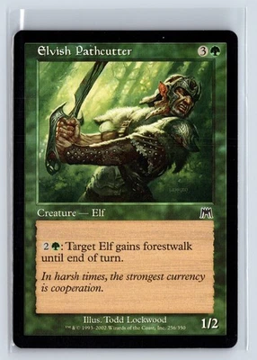 (4x) ELVISH PATHCUTTER - Onslaught – MTG Magic the Gathering Card - Common - Image 1 of 4