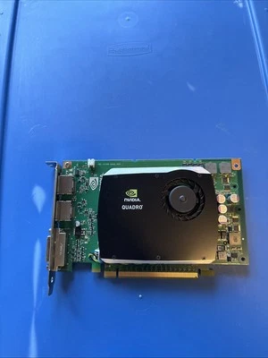  Dell NVIDIA Quadro FX 580 512MB GPU Graphics Video Card DVI DisplayPort R784K - Image 1 of 4