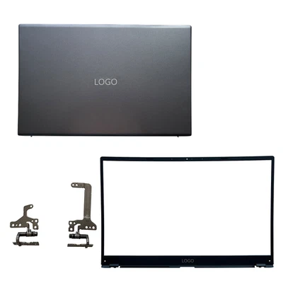Nuevo Para ASUS VivoBook V5000F X512 X512U Cubierta Trasera LCD + Bisel Frontal + Bisagras Gris Foto 1 de 4